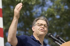 Al Franken van Minnesota Sen royalty-vrije stock foto's Al Franken van Minnesota Sen royalty-vrije stock foto's