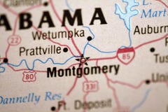 alabama mapa Montgomery alabama mapa Montgomery
