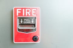 Alarme de incêndio fotos de stock royalty free Alarme de incêndio fotos de stock royalty free