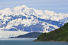 Alaska Hubbard Glacier And Mountain Vista Stock Photos Alaska Hubbard Glacier And Mountain Vista Stock Photos