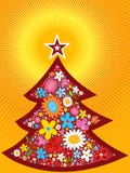 Albero di Natale del fiore della sorgente royalty illustrazione gratis Albero di Natale del fiore della sorgente royalty illustrazione gratis