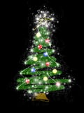 Albero di Natale stilizzato royalty illustrazione gratis Albero di Natale stilizzato royalty illustrazione gratis