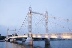 Albert Bridge; Chelsea; London Royalty Free Stock Photos Albert Bridge; Chelsea; London Royalty Free Stock Photos