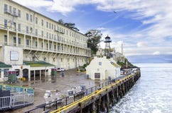 Alcatraz-Inselpier, San Francisco, Kalifornien Stockbilder Alcatraz-Inselpier, San Francisco, Kalifornien Stockbilder