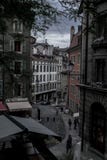 An aleeyway in Europe royalty free stock photo An aleeyway in Europe royalty free stock photo