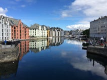 Alesund, Norwegen lizenzfreies stockfoto Alesund, Norwegen lizenzfreies stockfoto