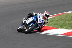 Alex Baldolini #25 su Suzuki GSX-R 600 NS Suriano Corse Supersport WSS immagine stock Alex Baldolini #25 su Suzuki GSX-R 600 NS Suriano Corse Supersport WSS immagine stock