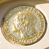 Alfred Nobel medaillon Alfred Nobel medaillon