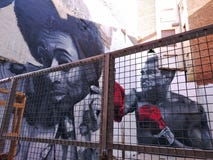Ali Street Paint royaltyfria bilder Ali Street Paint royaltyfria bilder