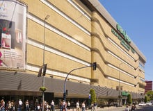 Alicante, Spain, May 2013: Exterior view of the large shopping center of the Stock Photos Alicante, Spain, May 2013: Exterior view of the large shopping center of the Stock Photos