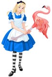 Alice Plays Croquet illustration libre de droits Alice Plays Croquet illustration libre de droits
