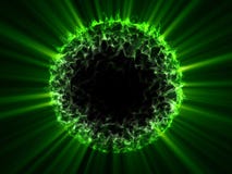 Alien Fantasy Globe Green Sphere With Green Shines Royalty Free Stock Photo Alien Fantasy Globe Green Sphere With Green Shines Royalty Free Stock Photo