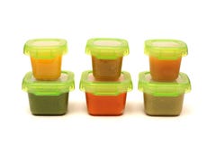 Alimenti per bambini casalinghi Fotografie Stock Libere da Diritti Alimenti per bambini casalinghi Fotografie Stock Libere da Diritti