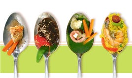 Alimentos de cucharas Alimentos de cucharas