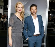 Alison Eastwood und Scott Eastwood stockbild Alison Eastwood und Scott Eastwood stockbild