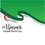 Aljazair dnia niepodległości logo projekta wektor - wektor ilustracja wektor Aljazair dnia niepodległości logo projekta wektor - wektor ilustracja wektor
