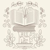 All you need is a good book Stock Image All you need is a good book Stock Image