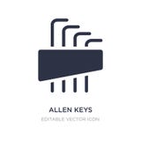 allen keys icon on white background. Simple element illustration from Construction and tools concept stock illustration allen keys icon on white background. Simple element illustration from Construction and tools concept stock illustration