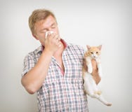 Allergic to animals stock photography Allergic to animals stock photography