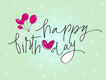 Alles Gute zum Geburtstag lizenzfreie abbildung Alles Gute zum Geburtstag lizenzfreie abbildung