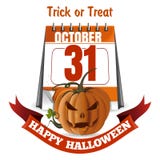 Allhelgonaaftondesign lyckliga halloween behandla trick royaltyfri illustrationer Allhelgonaaftondesign lyckliga halloween behandla trick royaltyfri illustrationer