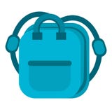 allievo della scuola della borsa blu illustrazione di stock allievo della scuola della borsa blu illustrazione di stock