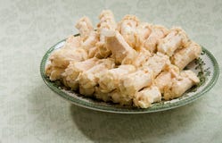 Almond Meringue Cookies Stock Image Almond Meringue Cookies Stock Image