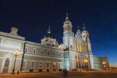 Almudena Cathedral, Madrid immagine stock Almudena Cathedral, Madrid immagine stock