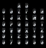 metal Alphabet flat letter full set stock illustration metal Alphabet flat letter full set stock illustration