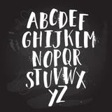 Alphabet poster, dry brush ink artistic modern calligraphy print. Handdrawn trendy design vector illustration Alphabet poster, dry brush ink artistic modern calligraphy print. Handdrawn trendy design vector illustration