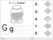 Alphabet A-Z Tracing and puzzle Worksheet, Exercises for kids - Coloring book
