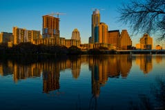 Alpine Glow Golden Hour Austin Texas a City to call Home royalty free stock photography Alpine Glow Golden Hour Austin Texas a City to call Home royalty free stock photography