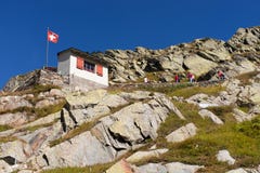 Alpine Hiking Stock Image