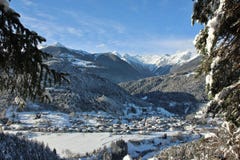 Alpine village of Bondo Sella Giudicarie, Trentino Alto Adige snow covered. Italy. stock images Alpine village of Bondo Sella Giudicarie, Trentino Alto Adige snow covered. Italy. stock images
