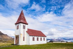 Alte isländische Kirche Stockfotografie Alte isländische Kirche Stockfotografie