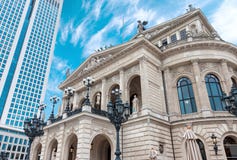Alte Oper Frankfurt główna miasto opera - Am - Obraz Royalty Free Alte Oper Frankfurt główna miasto opera - Am - Obraz Royalty Free