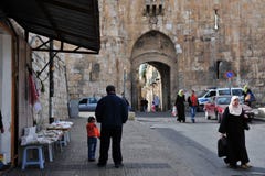 Alte Stadt Jerusalems lizenzfreies stockbild Alte Stadt Jerusalems lizenzfreies stockbild