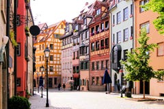 Alte Stadt, Nürnberg lizenzfreie stockfotografie Alte Stadt, Nürnberg lizenzfreie stockfotografie