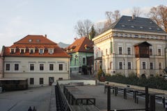 Alte Stadt von Banska Bystrica, Mittel-Slowakei lizenzfreies stockbild Alte Stadt von Banska Bystrica, Mittel-Slowakei lizenzfreies stockbild
