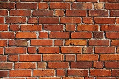 Alte Wand des roten Backsteins als Beschaffenheit lizenzfreie stockfotografie Alte Wand des roten Backsteins als Beschaffenheit lizenzfreie stockfotografie