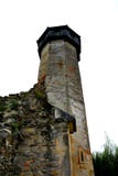 Alter Turm in mittelalterlichem Kloster Carta nahe Sibiu, Transilvania lizenzfreie stockbilder Alter Turm in mittelalterlichem Kloster Carta nahe Sibiu, Transilvania lizenzfreie stockbilder