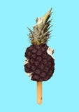 Alternativ icecream modern design Samtida konstcollage royaltyfria foton Alternativ icecream modern design Samtida konstcollage royaltyfria foton