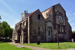 Altes historisches Waltham-Abteikirchengebäude, England, Großbritannien stockfotos Altes historisches Waltham-Abteikirchengebäude, England, Großbritannien stockfotos