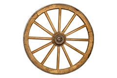 Altes hölzernes Rad Browns Lizenzfreies Stockbild Altes hölzernes Rad Browns Lizenzfreies Stockbild