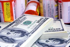 Alto coste de meds de la prescripción imágenes de archivo libres de regalías Alto coste de meds de la prescripción imágenes de archivo libres de regalías