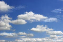 Altocumulus Clouds Stock Image