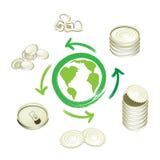 Aluminum Can Recycling Symbol For Save The World Stock Photos Aluminum Can Recycling Symbol For Save The World Stock Photos