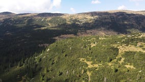 Aerial View Of Fish Lakes, Rila Mountain, Bulgaria Video Footage ...