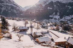 Amazing Touristic Alpine Village In Winter Grindelwald Switzerland Europe Stock Photography Amazing Touristic Alpine Village In Winter Grindelwald Switzerland Europe Stock Photography