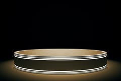 Amber podium Royalty Free Stock Images Amber podium Royalty Free Stock Images